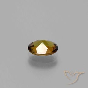 Tourmaline Doré terre naturelle ovale, 0.98 ct, VVS-VS