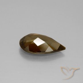 Tourmaline Marron chaud naturelle En forme de poire, 2.36 ct, VVS