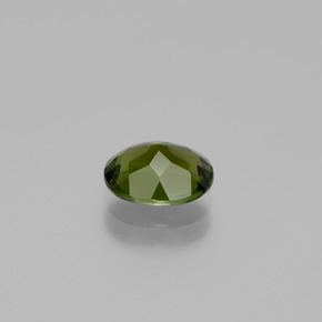 Tourmaline Vert algues marines naturelle Coupe ovale, 1.21 ct, VS