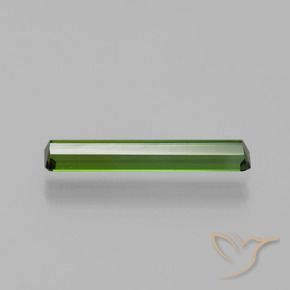 Tourmaline Forêt verte naturelle Octogone / coupe Émeraude, 1.38 ct, VVS-VS