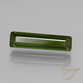Tourmaline Forêt verte naturelle Octogone / coupe Émeraude, 1.19 ct, VVS
