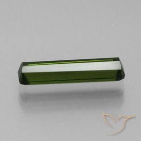 Tourmaline Forêt verte naturelle Octogone / coupe Émeraude, 1.19 ct, VVS