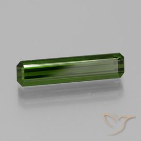 Tourmaline Forêt verte naturelle Octogone / coupe Émeraude, 1.90 ct, VVS