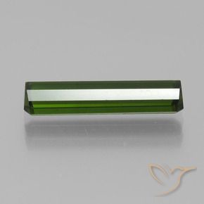 Tourmaline Forêt verte naturelle Octogone / coupe Émeraude, 1.90 ct, VVS