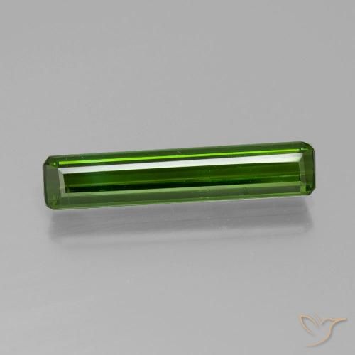 1.88ct Naturel Vert foncé Tourmaline, Taille émeraude, VS-SI