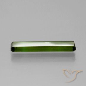 Tourmaline Vert foncé naturelle Octogone / coupe Émeraude, 1.88 ct, VS-SI