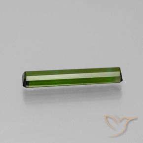 Tourmaline Forêt verte naturelle Octogone / coupe Émeraude, 1.35 ct, VVS-VS