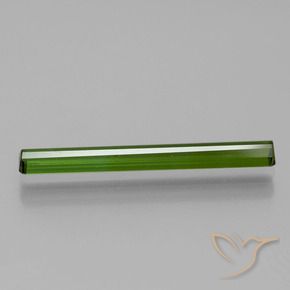 Tourmaline Forêt verte naturelle Taille émeraude, 1.03 ct, VS