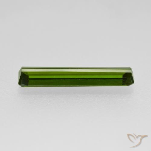 Tourmaline Vert algues marines naturelle Octogone / coupe Émeraude, 1.05 ct, VVS