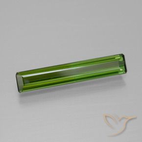 Tourmaline Forêt verte naturelle Octogone / coupe Émeraude, 1.31 ct, VVS