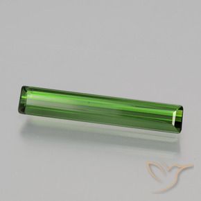 Tourmaline Forêt verte naturelle Octogone / coupe Émeraude, 1.18 ct, VVS-VS