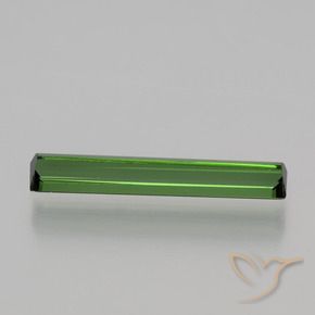 Tourmaline Forêt verte naturelle Octogone / coupe Émeraude, 1.18 ct, VVS-VS