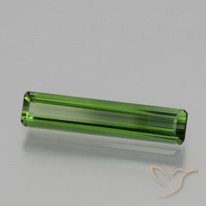 Tourmaline Forêt verte naturelle Octogone / coupe Émeraude, 1.21 ct, VVS-VS