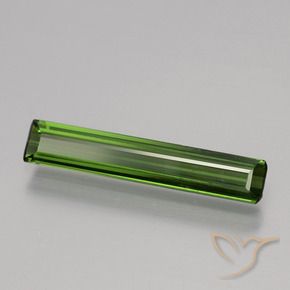 Tourmaline Forêt verte naturelle Octogone / coupe Émeraude, 1.27 ct, VS