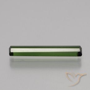 Tourmaline Forêt verte naturelle Octogone / coupe Émeraude, 1.27 ct, VS