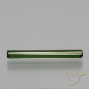 Tourmaline Forêt verte naturelle Octogone / coupe Émeraude, 1.47 ct, VS