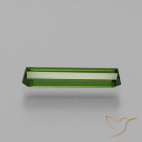 Tourmaline Vert moyen naturelle Octogone / coupe Émeraude, 1.19 ct, VVS-VS
