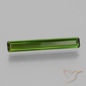 Tourmaline Forêt verte naturelle Octogone / coupe Émeraude, 1.41 ct, VVS-VS