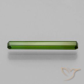 Tourmaline Forêt verte naturelle Octogone / coupe Émeraude, 1.41 ct, VVS-VS