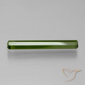 Tourmaline Vert foncé naturelle Octogone / coupe Émeraude, 1.59 ct, VS