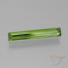Tourmaline Forêt verte naturelle Octogone / coupe Émeraude, 1.36 ct, VVS-VS