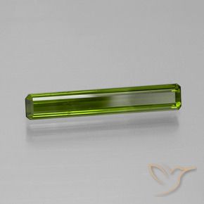 Tourmaline Forêt verte naturelle Octogone / coupe Émeraude, 1.73 ct, VVS-VS