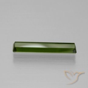 Tourmaline Forêt verte naturelle Octogone / coupe Émeraude, 1.88 ct, VVS-VS