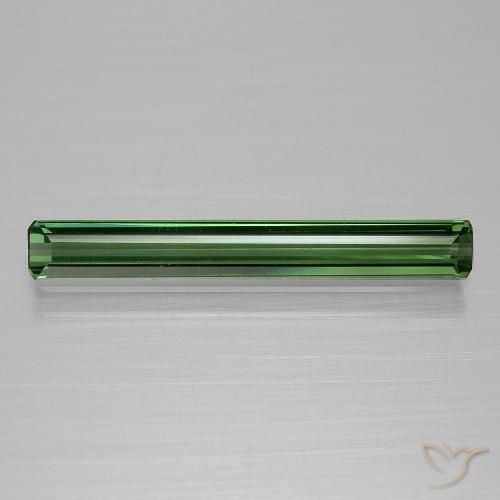 1.29ct Naturel Vert moyen Tourmaline, Taille émeraude, VVS-VS