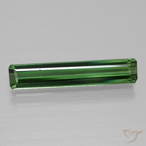 1.68ct Naturel Vert moyen Tourmaline, Taille émeraude, VVS-VS