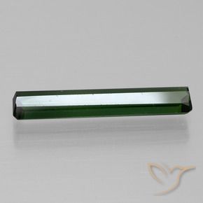 Tourmaline Vert moyen naturelle Octogone / coupe Émeraude, 1.68 ct, VVS-VS