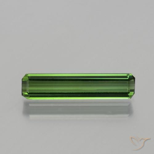 1.04ct Naturel Vert terreux Tourmaline, Taille émeraude, VVS-VS