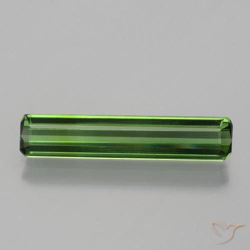 1.36ct Naturel Vert foncé Tourmaline, Taille émeraude, VVS-VS