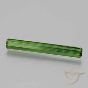 Tourmaline Vert moyen naturelle Octogone / coupe Émeraude, 1.76 ct, VS