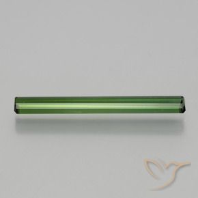 Tourmaline Vert moyen naturelle Octogone / coupe Émeraude, 1.76 ct, VS