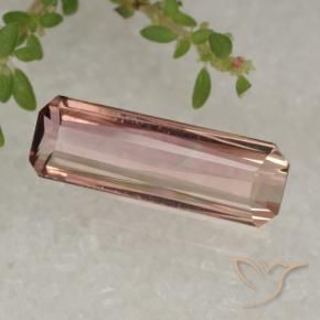 Tourmaline Rose très clair naturelle Octogone / coupe Émeraude, 2.51 ct, VVS-VS