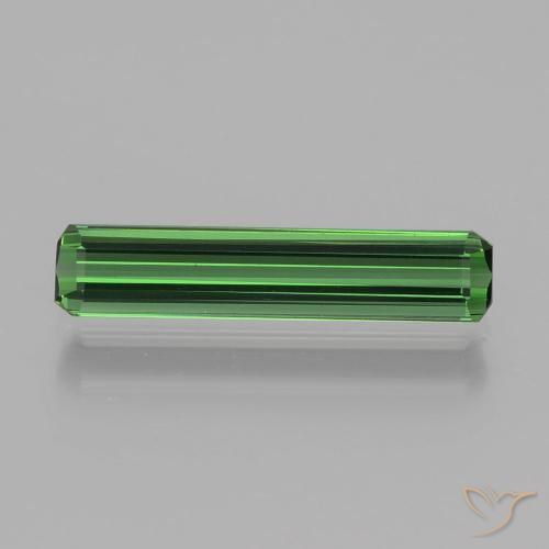 1.30ct Naturel Vert foncé Tourmaline, Taille émeraude, VVS