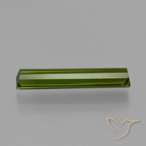 Tourmaline Forêt verte naturelle Baquette, 2.55 ct, VS