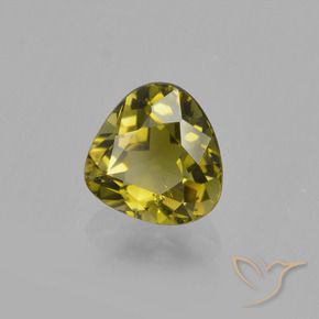 Tourmaline Jaune moyen naturelle En forme de poire, 0.94 ct, VS