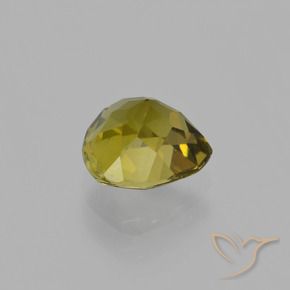 Tourmaline Jaune moyen naturelle En forme de poire, 0.94 ct, VS