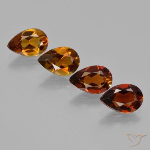 3.45ctw Naturel Marron chaud Tourmaline, En forme de poire, VS