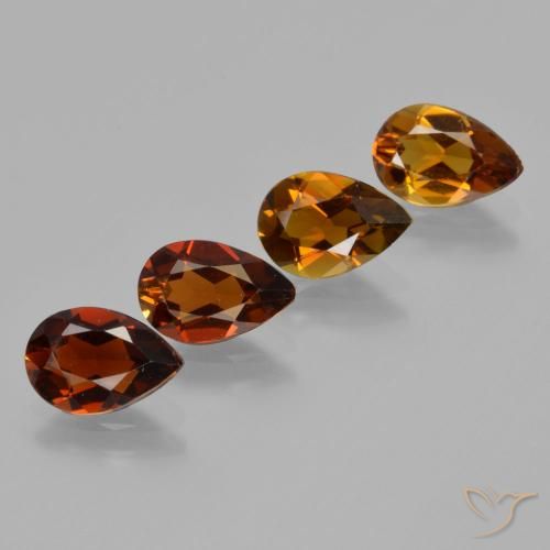 Shop natural 3.45ct Marron chaud Tourmaline gems, En forme de poire, from Mozambique at GemSelect. In stock, global shipping!