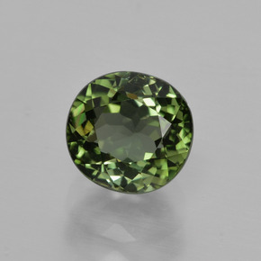 Tourmaline Forêt verte naturelle Coupe ovale, 1.43 ct, VVS-VS