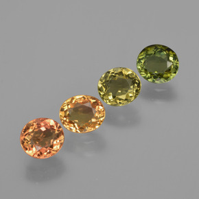 Achetez naturel 2,54ct multicolore tourmaline gems, coupe ovale, en provenance mozambique chez gemselect. en stock, livraison internationale!