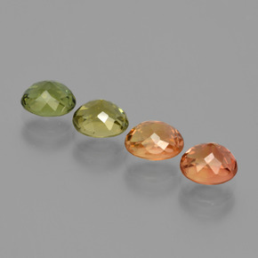 Achetez naturel 2,54ct multicolore tourmaline gems, coupe ovale, en provenance mozambique chez gemselect. en stock, livraison internationale!