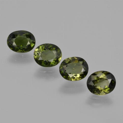 Achetez naturel 3.44ct Vert foncé Tourmaline gems, Coupe ovale, En provenance Mozambique chez GemSelect. En stock, livraison internationale!