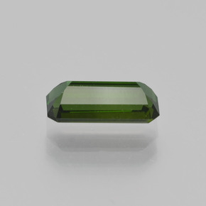 Tourmaline Forêt verte naturelle Taille émeraude, 1.34 ct, VVS