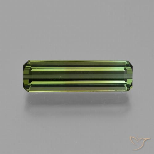 2.70ct Naturel Vert foncé Tourmaline, Taille émeraude, VVS-VS