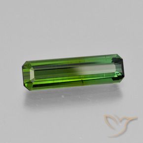 Tourmaline Vert foncé naturelle Octogone / coupe Émeraude, 1.81 ct, VS-SI