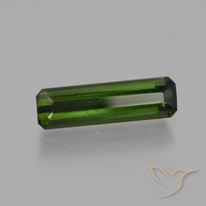 Tourmaline Vert foncé naturelle Octogone / coupe Émeraude, 2.02 ct, VS