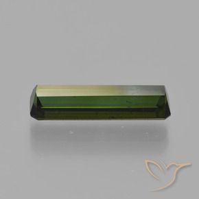 Tourmaline Vert foncé naturelle Octogone / coupe Émeraude, 2.02 ct, VS